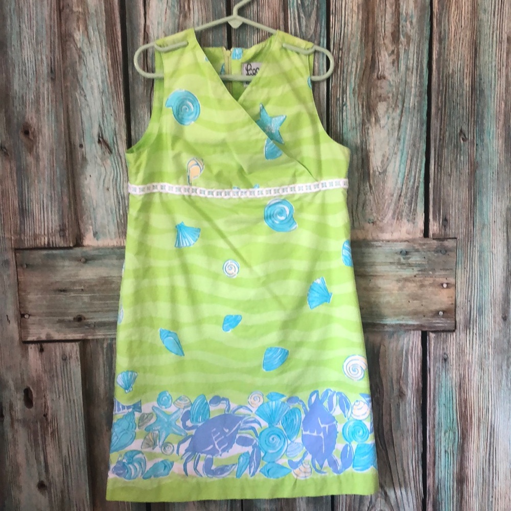 Lily Pulitzer Crab and Seashell dress